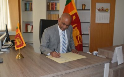 Ambassador-designate of Sri Lanka to Austria and Permanent Representative of Sri Lanka to the UN Office and other international organisations in Vienna assumes duties